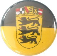 Baden Württemberg Flagge Button Baden Württemberg Flagge Button